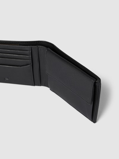 Porsche Design Portemonnaie aus Rindsleder mit Label-Detail Black 3
