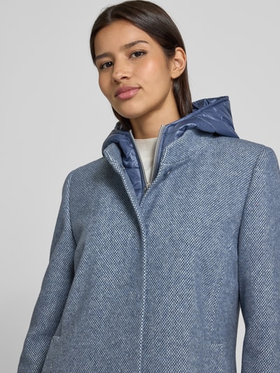 Fuchs Schmitt Mantel mit Kapuze Blau 3