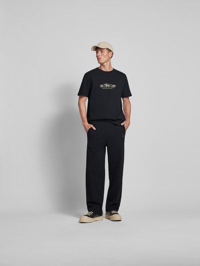 MAISON KITSUNE Sweatpants mit elastischem Bund Black 1