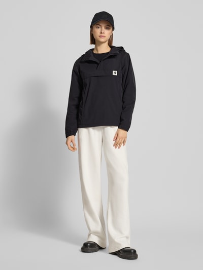 Carhartt Work In Progress Regular fit windbreaker met logopatch, model 'Nimbus' Zwart - 1