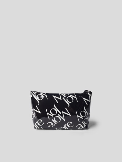 More Joy by C.Kane Kosmetiktasche mit Label-Print Schwarz 5