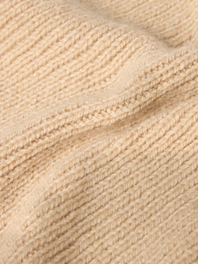 Unio Sjaal van scheerwolmix met kasjmier Beige - 2