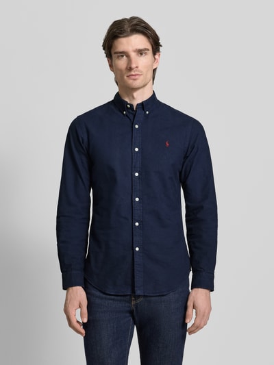 Polo Ralph Lauren Slim Fit Freizeithemd aus reiner Baumwolle Marine 4