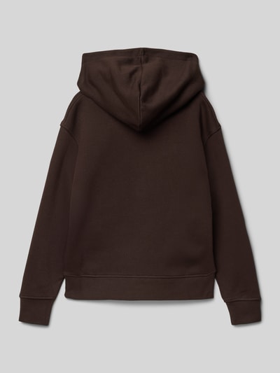 Jack & Jones Hoodie mit Label-Print Modell 'ERBRO' Schoko 3