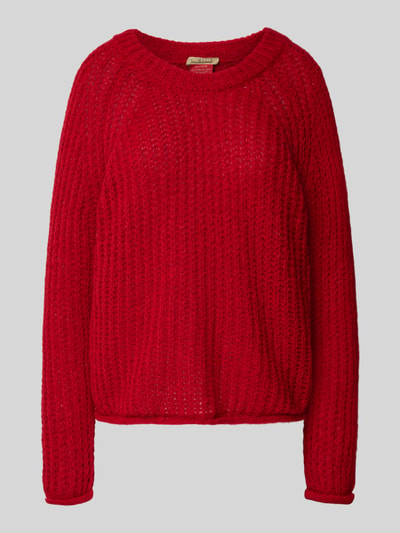 Smith and Soul Relaxed Fit Strickpullover mit Mohair-Anteil Rot 2