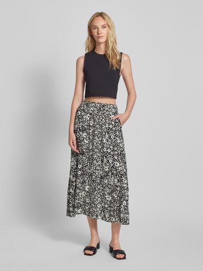 Vero Moda Midirok met loopsplit Zwart - 1