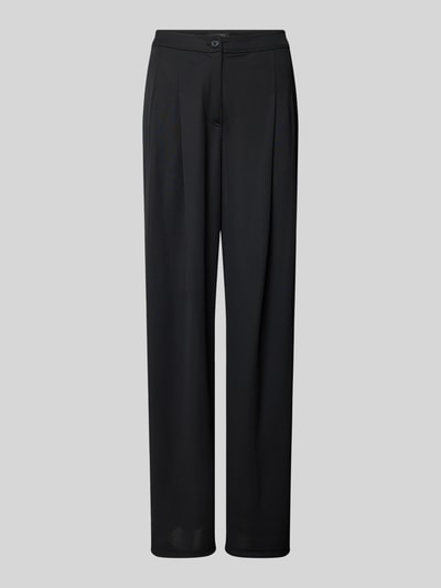 Lauren Ralph Lauren Wide Leg Bundfaltenhose mit Eingrifftaschen Modell 'CHABRELL' Black 2