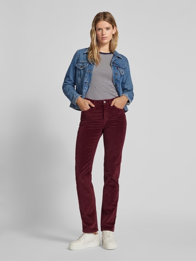 Levi's® 300 Jeansy z prostą nogawką z imitacji sztruksu Bordowy 1