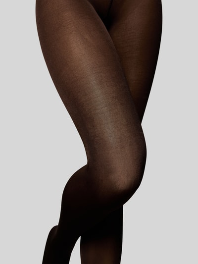 JOOP! COLLECTION 40 DEN Strumpfhose in semitransparentem Design Dunkelbraun 3