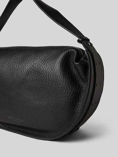 Marc O'Polo Schoudertas van echt schapenleer Zwart - 3