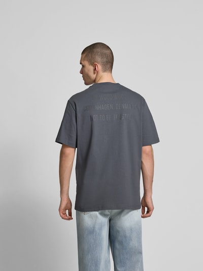 Wood Wood T-Shirt mit Rundhalsausschnitt Dunkelgrau 5