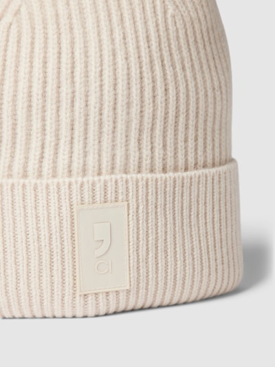 comma Casual Identity Beanie mit Label-Detail Beige 2