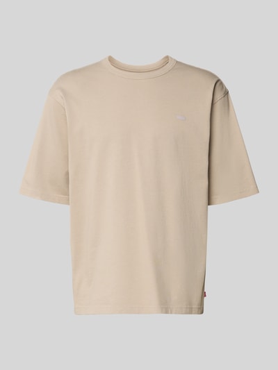 Levi's® T-Shirt mit geripptem Rundhalsausschnitt Khaki 2
