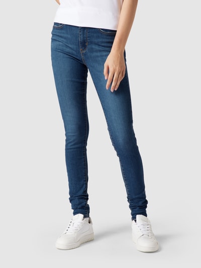 Levi's® Jeansy z wysokim stanem i naszywką z logo Jeansowy niebieski 4