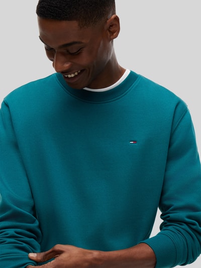 Tommy Jeans Regular Fit Sweatshirt aus Baumwoll-Mix Gruen 3