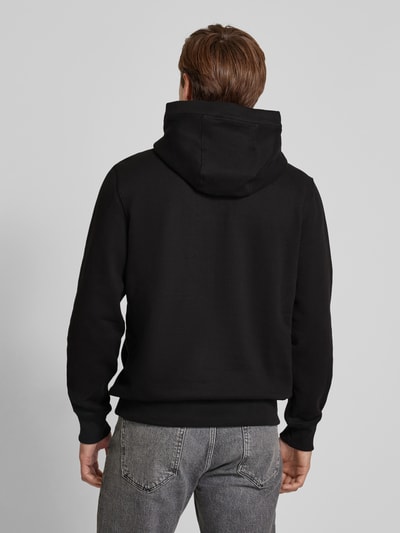 Tommy Hilfiger Hoodie met labelprint en kangoeroezak Zwart - 5