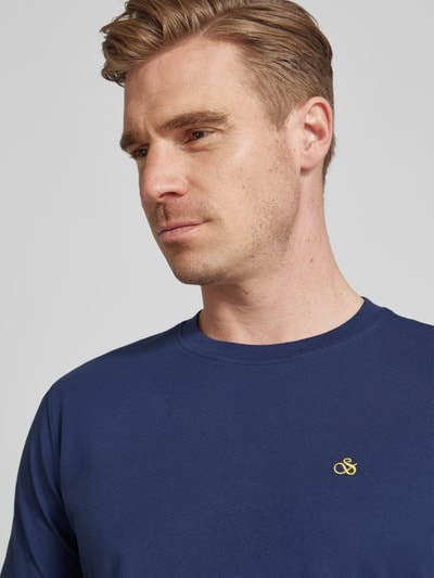 Scotch & Soda T-shirt met ronde hals Donkerblauw - 3