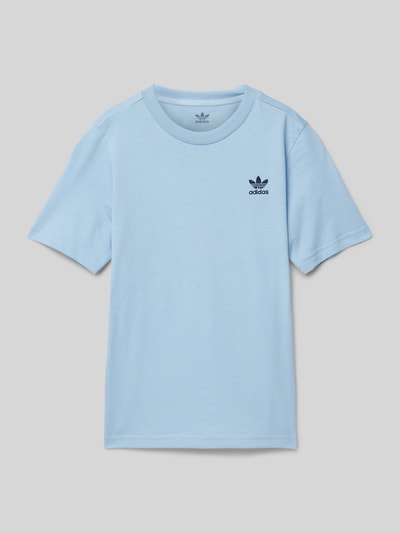 adidas Originals T-Shirt mit Logo-Stitching Bleu 1