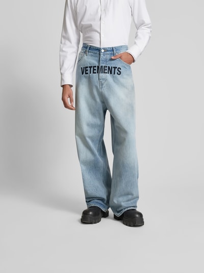 VETEMENTS Jeans mit 5-Pocket-Design Jeansblau 4