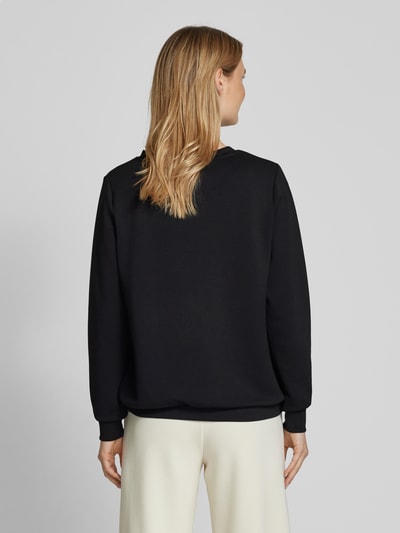 Soyaconcept Sweatshirt mit Label-Print Modell 'BANU' Black 5