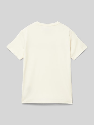 Polo Sport T-Shirt mit Label-Print Ecru 3