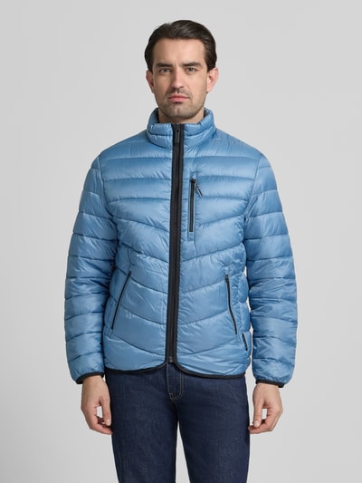 Tom Tailor Regular Fit Steppjacke mit Stehkragen Blau 4
