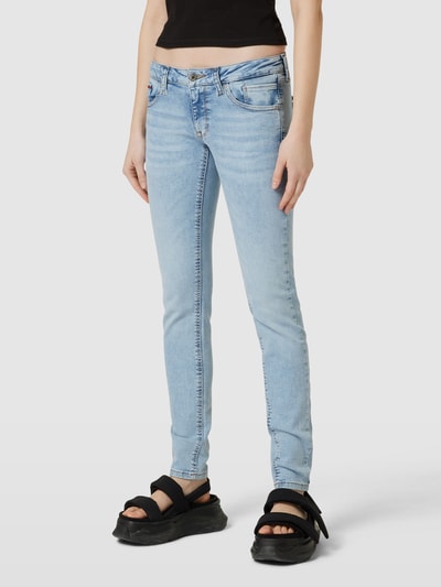 Tommy Jeans Skinny fit jeans met labelpatch, model 'SCARLETT' Lichtblauw - 4