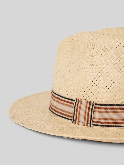 Müller Headwear Hoed met omlopende rand, model 'TRILBY' Beige - 2