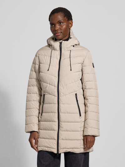 G.I.G.A. DX Steppmantel mit Reißverschlusstaschen Beige Melange 4