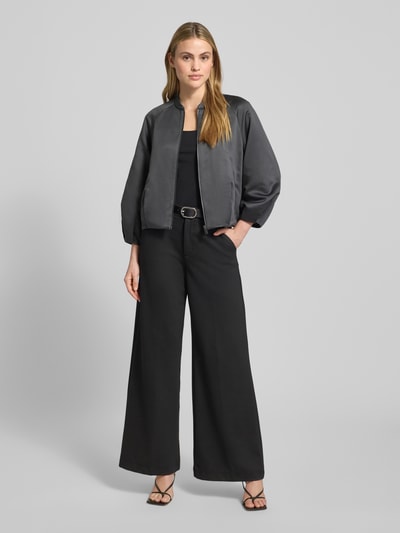 Someday Blouson mit Stehkragen und Reißverschluss Modell 'NORIELLA' Mittelgrau 1