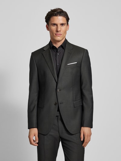 JOOP! Collection Slim Fit 2-Knopf-Sakko aus Schurwolle Modell 'Herby' Oliv 4