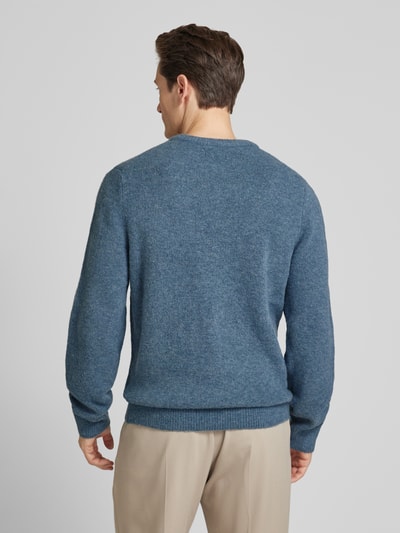 MCNEAL Regular Fit Strickpullover mit Rundhalsausschnitt Rauchblau Melange 5