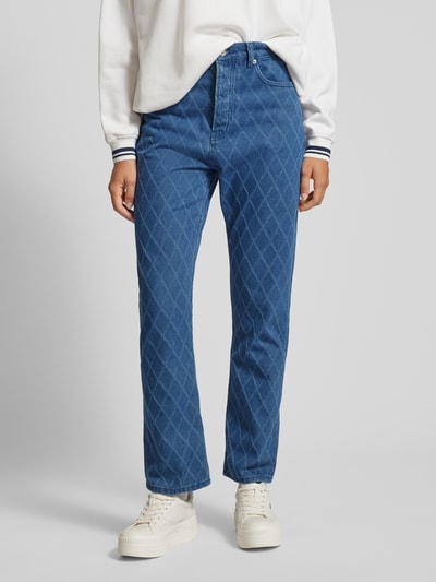 Pepe Jeans Straight Leg Jeans im 5-Pocket-Design Modell 'DIAMON' Blau 4