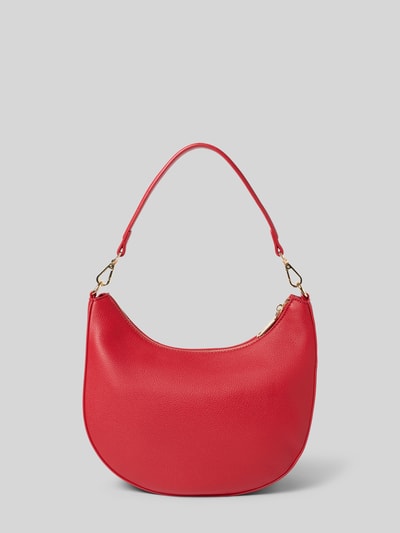Produktfoto, Shoulder Bag in Leder-Optik Modell 'RYTA' von VALENTINO BAGS, logo, czerwona, faktura skóry, Szerokość w rozmiarze 1: 26 cm, długość: 24 cm, głębokość: 10 cm, długość paska: 108 cm