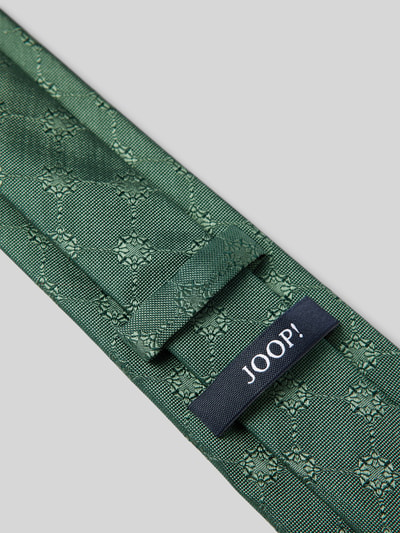 JOOP! Collection Krawat z detalem z logo Zielony 3