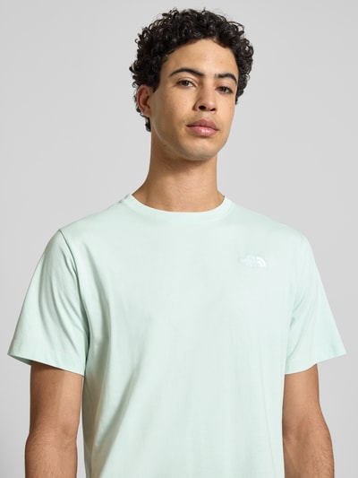 The North Face Regular Fit T-Shirt aus Baumwoll-Mix Modell 'EVOLUTION' Mint 3