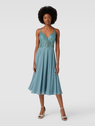 Hey Kyla Cocktailkleid mit Perlen- und Ziersteinbesatz Aqua 4