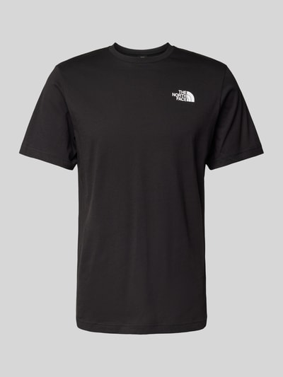 The North Face T-Shirt mit Label-Print Black 2