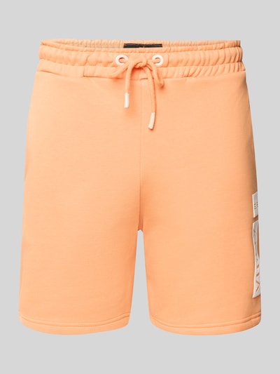 Alpha Industries Sweatshorts met elastische band en tunnelkoord Abrikoos - 2