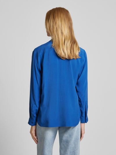 Seidensticker Blouse van viscose met tuniekkraag Blauw - 5