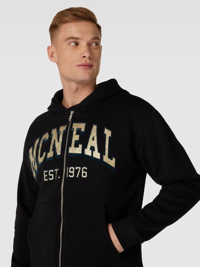 MCNEAL Sweatjack met labelstatement  Zwart - 3