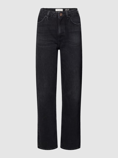 Marc O'Polo Straight Fit Jeans mit Label-Patch Black 2