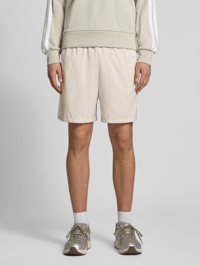 adidas Sportswear Regular Fit Sport-Shorts mit Kontraststreifen Sand 4