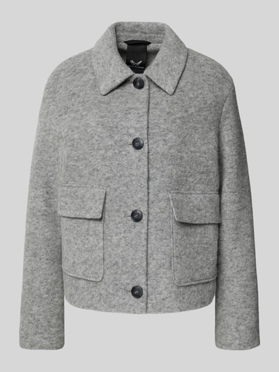 Fuchs Schmitt Wolljacke mit Umlegekragen Silber 2