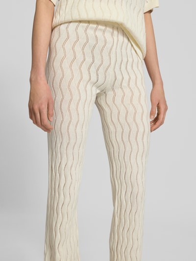 LeGer by Lena Gercke Stoffen broek met elastische band Offwhite - 3
