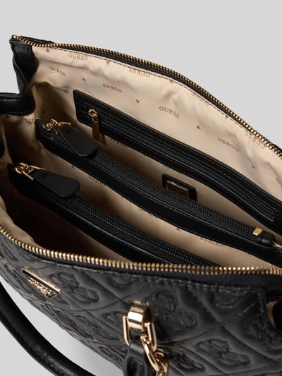 Guess Handtasche mit Steppnähten Modell 'ADELASIA' Black 5