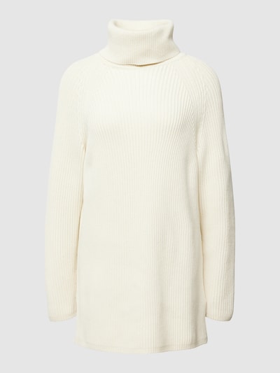 Marc O'Polo Denim Rollkragenpullover mit Raglanärmeln Offwhite 2