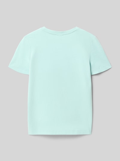 Productfoto, Regular Fit T-shirt met 3d-motiefprint van s.Oliver RED LABEL, look: effen kleuren, jersey, materiaal: puur katoen