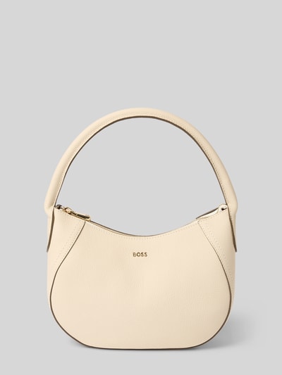 BOSS Umhängetasche aus reinem Rindsleder Offwhite 2