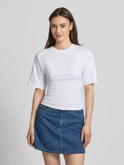 JJXX T-Shirt in tailliertem Schnitt Modell 'ELORA' Weiss 4